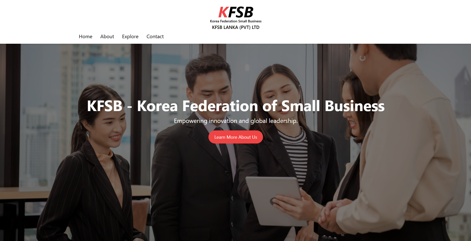 Screenshot of KFSB Lanka